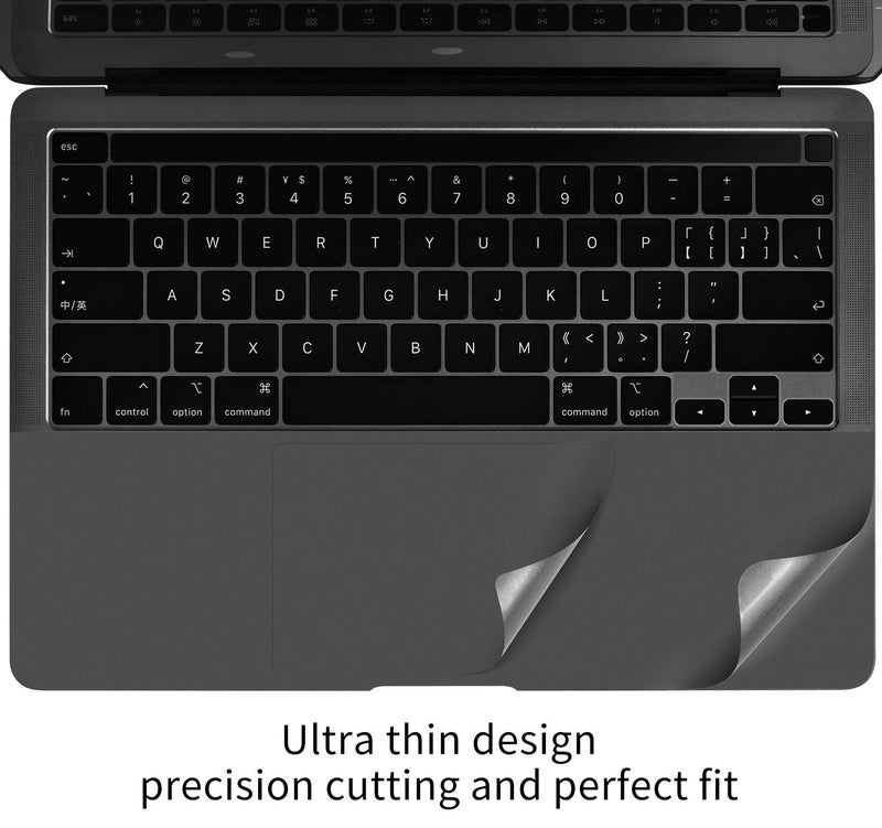 CaseBuy MacBook Pro 13 inch Palm Rest Protector, Wrist Rest Cover with Trackpad Skin for MacBook Pro 13 inch M2 M1 A2338 A2289 A2251 2023 2022 2021 2020, Space Grey - Image 3